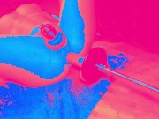 Young sexy fit guy wears a chasity for the first time locked tight dripping rough ANAL😫 10/16