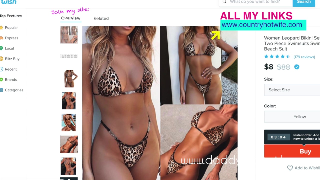 Sexy blonde trophy hotwife full nude sexy bikini try on in leopard print | DADDYSCOWGIRL - Free Sex Video - RedTube