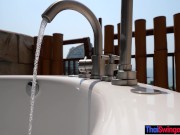 Slim Thai teen amateur goes on a date with a white guy who had plans for her 7/16