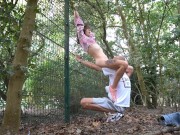 Mocno wylizałem cipkę mojej napalonej dziewczyny w lesie 13/16