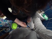 Реальная измена жены с молодым парнем в туалете 2/16