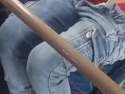 Recopilación a jugar a desnudarme en el bus y en el centro comercial en el baño 11/16