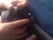 Recopilación a jugar a desnudarme en el bus y en el centro comercial en el baño 6/16