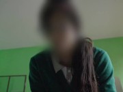 Me VENGO Rápido con Chavita ESTUDIANTE! Follamos en su Cuarto y le Gustó Comerse la LECHE! (HD) 4/16