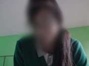 Me VENGO Rápido con Chavita ESTUDIANTE! Follamos en su Cuarto y le Gustó Comerse la LECHE! (HD) 5/16