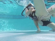 Minnie is being hardcore fucked in the pool 7/16