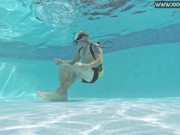 Minnie is being hardcore fucked in the pool 9/16