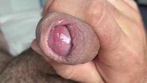 I jerk off my dick until it is plenty of my preseminal liquid