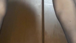 パンチラ スクワット 企画 エロ ギャル 小悪魔 タイツ ストッキング トランス 貧乳 　女装子 男の娘 PSH NSFW japanese transgender amateur hentai