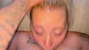 I let him fuck my face 👅 until he cums 💦 twice (OnlyFans @blondie_dread)