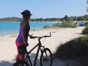 Fucking my Bike in a beautiful Public Place