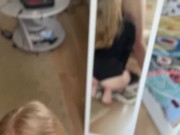 Cute Blonde with Green Eyes gets a Facial 15/16