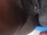 He jerks off and ejaculates on me 2/16