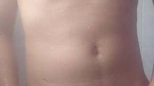 Una paja luego de bañarme