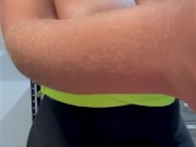 ASMR...Big natural boobs, Clean the kitchen with me. 1/16