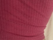 little quick cumshot on her butt on her way home from work 3/16