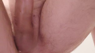 19yo Cute Twink With Huge Cock Playing With his Toy & Anal Orgasm