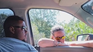 Caught masturbating in public and girl watches and films and tells him to keep going