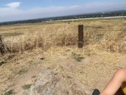 HIKING ON PUBLIC TRAIL IN LINGERIE.. HE CUMS AS SOON AS HE FUCKS ME! 5/16