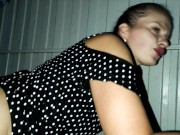 The puzzled baby was waiting for the train, and got a hot cock and a big creampie in public 14/16