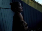 The puzzled baby was waiting for the train, and got a hot cock and a big creampie in public 2/16