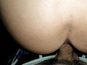 The puzzled baby was waiting for the train, and got a hot cock and a big creampie in public 9/16