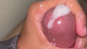 Nothing like releasing stress with a big straw | Short Cumshot | Circumcised