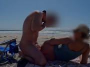 Quick fuck🔞 at the beach 🏖️ Cum inside MILF👸🏼 9/16