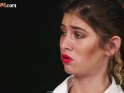 CFNM border control sucks cock in 3way 4/16