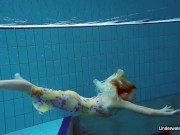 Russian girl Milana found her natural talent in the pool 3/16