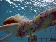 Russian girl Milana found her natural talent in the pool 4/16