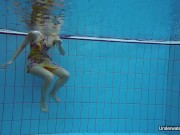 Russian girl Milana found her natural talent in the pool 5/16