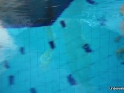 Russian girl Milana found her natural talent in the pool 9/16