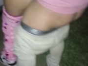 Follando con un desconocido en plena via pública en la calle 8/16