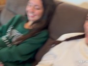 Пригласили с другом малышек на бутылочку вина и устроили групповуху 4/16