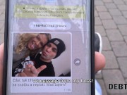 DEBT4k. Pretty blonde enjoys sex with loan shark in front of her groom 2/16