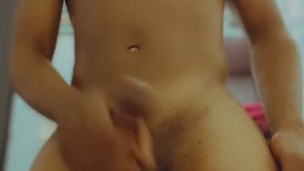 Black Twink busts a fat nut
