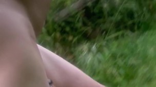 Strip naked and leave clothes for a long walk on the trails and side of road