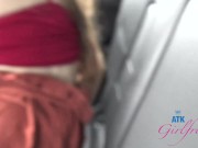 Car sex with super hot hairy babe Sia Wood blowjob and fucked - hairy pussy and armpits 13/16