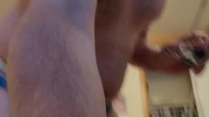 Officer Guy Banks Hard Cock Exposed on Cam!