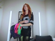 FITTING-ROOM Alternative Model Red Fox tries on some thongs and fucks her ass 2/16