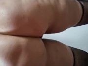 My big butt wife playing with butt plug 4/16