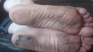 Feet got dirty
