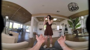 VRB Trans Magic glasses with cute Asia Belle in POV VR Porn