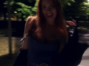 WE FINISHED OUR TINDER DATE WITH SEX IN THE PUBLIC PARK 2/16