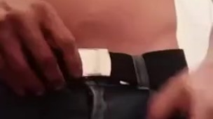 Straight army redneck pissing a lot