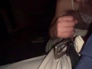 Not  wearing  a bra  to dinner made his dick hard which makes me suck it until I get his cum 11/16