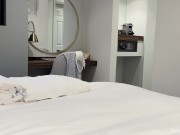 Step mom caught me spying on her in the shower in a shared hotel room. 6/16