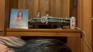 emo slut swallows whole load