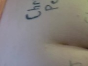 Piggy gets some Bithday spankings 12/16